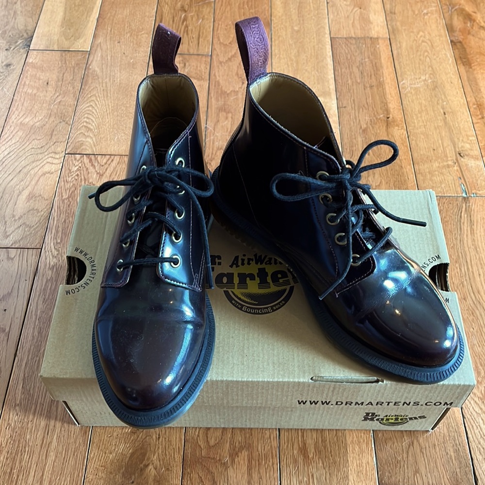 Dr. Martins | Emmeline Cherry Red Boots | Size 6